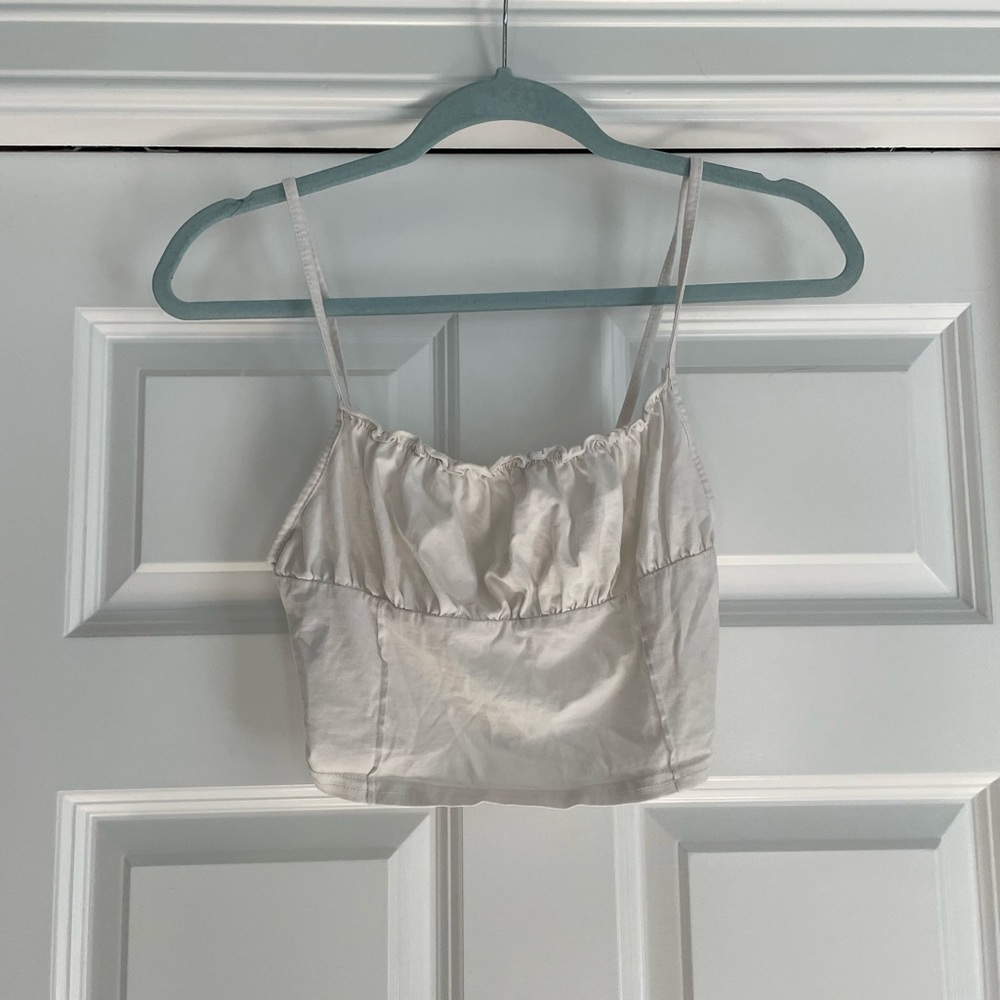 Process polly white tank top